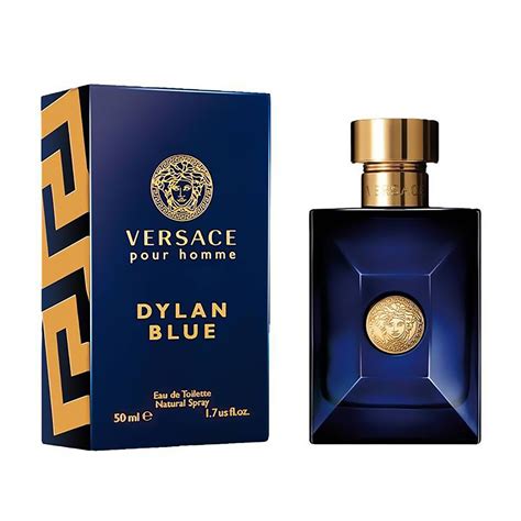 versace man blue 100ml|Versace men's cologne blue bottle.